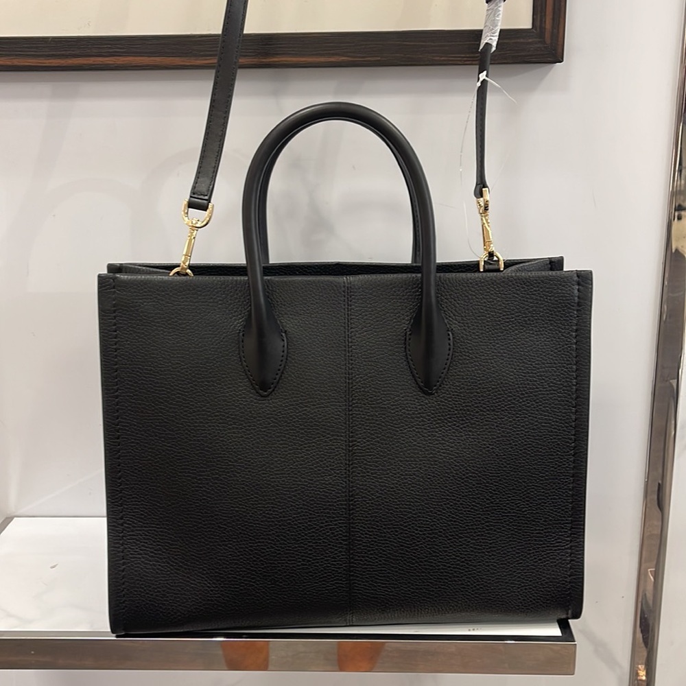 KorsMichael Kors Medium Mirella 35S2G7ZT7L Tote Bag In Black NWT - Picture 6 of 16